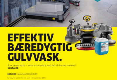 F gratis gulvsbe vrdi:589kr ved kb af Karcher gulvvasker!
