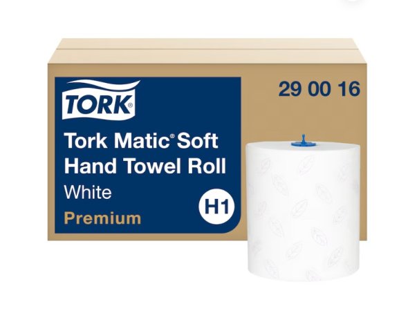 Tork 290016 H�ndkl�deruller Premium, Soft H1-matic, 6 ruller