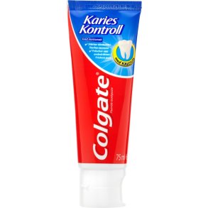 Tandpasta Colgate Karies Kontrol 75 ml hvid 12stk/kolli