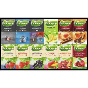 Pickwick Assorteret sort/frugt 12 stk