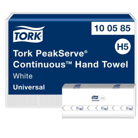 Tork 100285 PeakServe� H5 Continuous� H�ndkl�deark 4920 ark, C fold, 1 lags