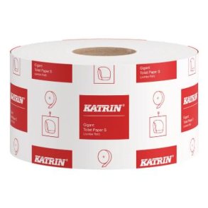 Toiletpapir jumbo Katrin Basic 1 lag natur 265 meter, 12/rl krt