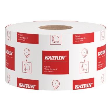 Toiletpapir jumbo Katrin Basic 1 lag natur 265 meter, 12/rl krt