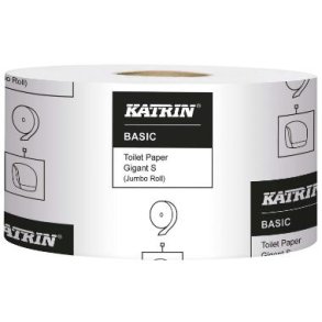 Toalettpapper jumbo Katrin Basic 1 lager natur 265 meter, 12/rl krt