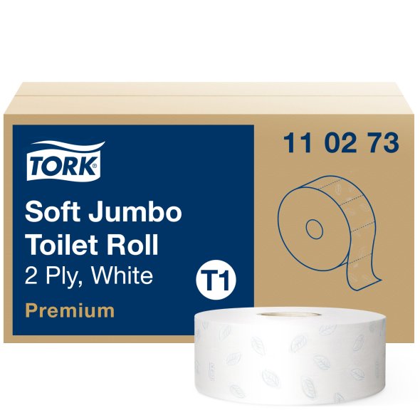 Tork Soft Jumbo T1  Toiletpapir Premium, 2 lags, 6rl/krt
