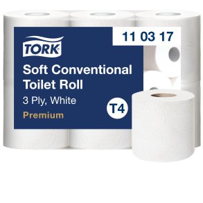 Tork Premium Toilet Extra Soft T4, 3 Lags