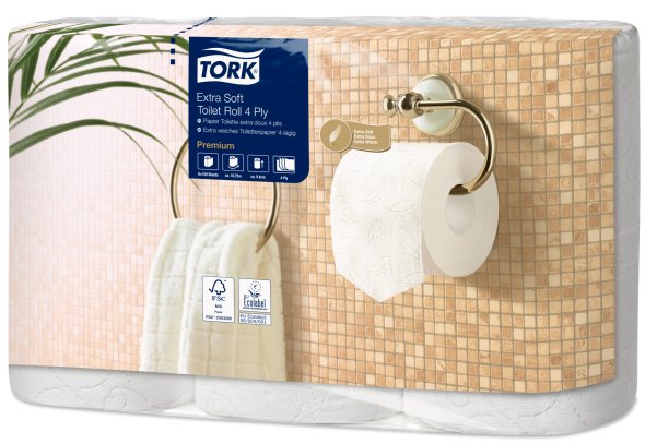 Tork Advanced Toiletpapir T4, 4 lags, 7 x 6 rl/krt