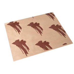 Burgerpapir 300x400 mm 40 gr naturlig Greaseproof med brunt 1000stk 
