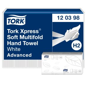 Tork H2 Universal, 2-lags, Z-fold, 25,5x21,3cm, #120398