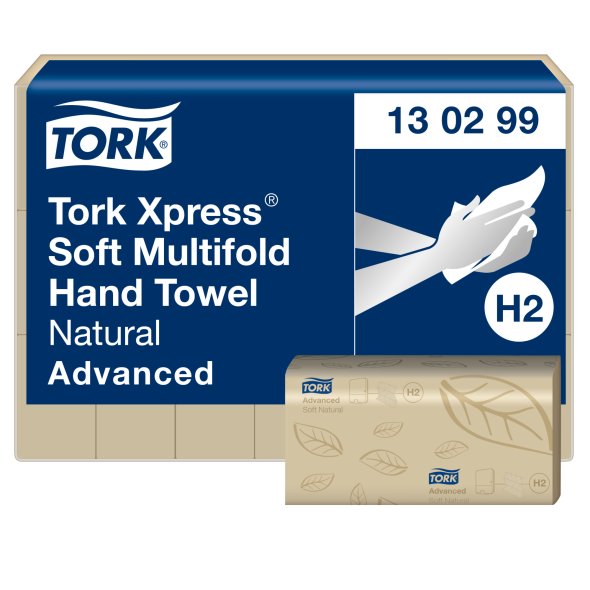 Tork Xpress Natur H2 130299 h�ndkl�deark 