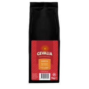 Kaffe Gevalia Mocca 1kg Rainforrest Alliance hele b�nner 8stk/kolli