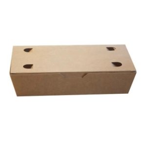 P�lse�ske L140xB85xH50mm Pap/PE Med L�g Brun 400stk