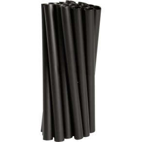 Flergangssuger�r Gastro, 12cm, �8mm, sort, PP, 2500stk 