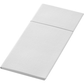Bestikserviet, 1/8 fold, 40x32cm, hvid, airlaid 1200stk