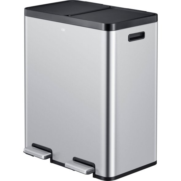 Pedalhink,EKO Essential, st�l matt, rostfritt, 2-fack 60l
