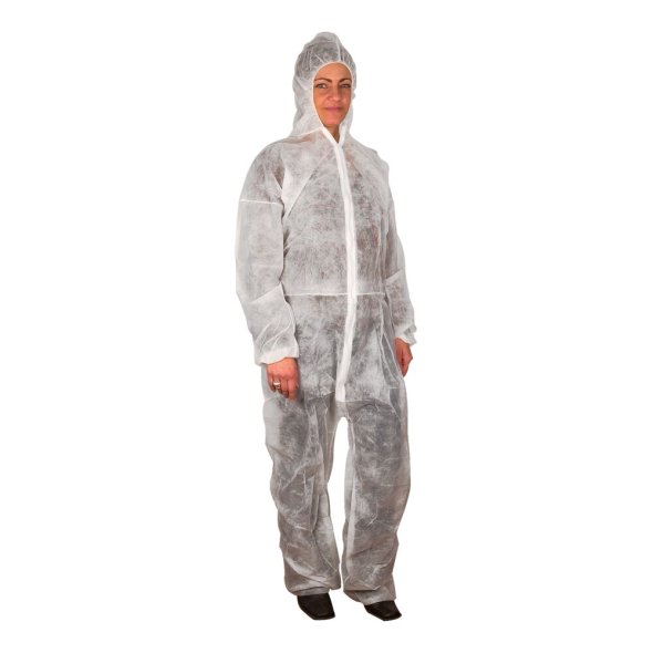 Engangsdragt Classic, 4XL/5XL, 195x80cm, 25 gsm, hvid 1 stk