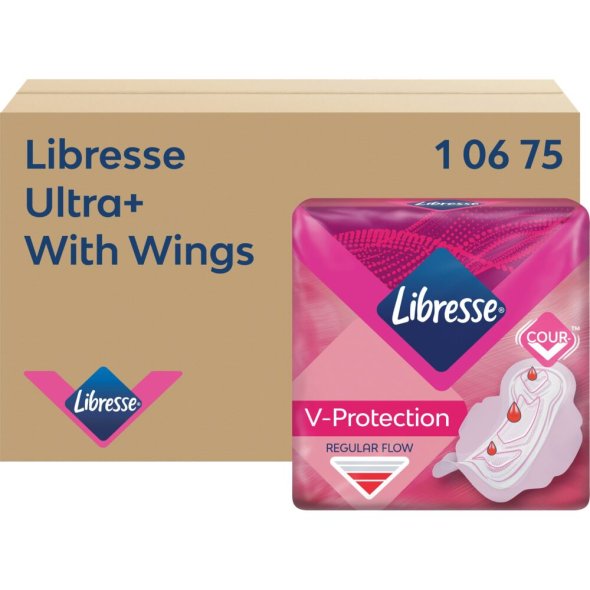 Hygiejnebind, Libresse Ultra+ Wing 1 kolli (300 stk)