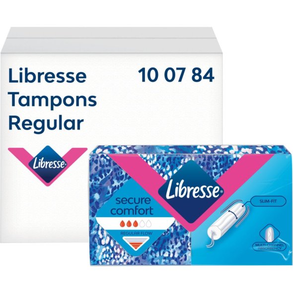 Tampon, Libresse Regular, uden parfume 384 stk