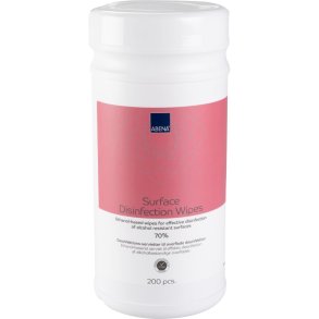 Overfladedesinfektion servietter, 70% ethanol 200stk