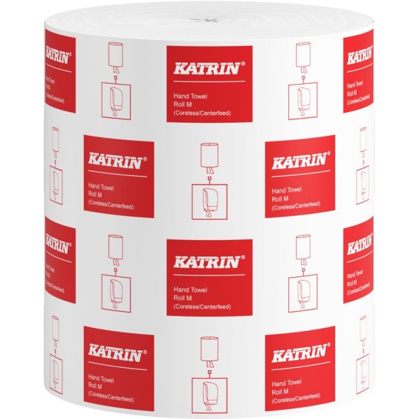 Katrin Classic H�ndkl�derulle Midi 1-lags 320m Hvid 6 stk