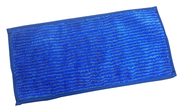 Gulvklud moppe 40x20cm  (bl� Microfiber p� begge sider)