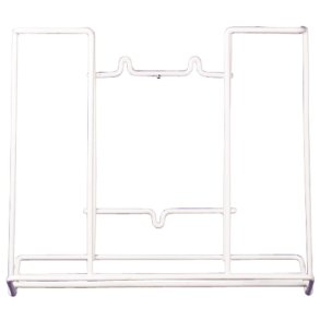 Dispenser, 10,5x27x22,5cm, vit, metall, f�r pappershanddukar