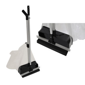 Fejes�t i alu. med sweeper til pose, sort