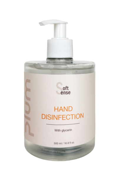 Plum Soft Sense Hand Disinfection Gel 500 ml