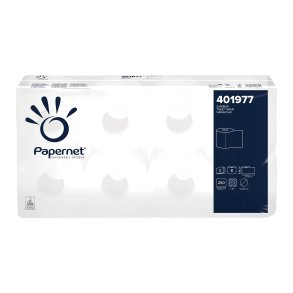Papernet Toiletpapir 3-Lags Luksus Hvid, 72 ruller (1 kolli)