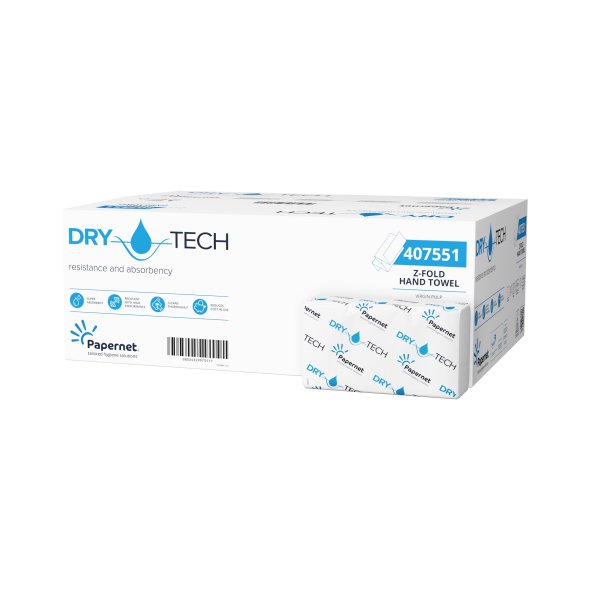 Papernet H�ndkl�deark HVIDSOFT Z-Fold, 2 lags, 2600 stk