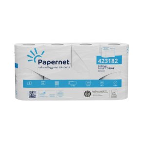 Papernet toiletpapir 2 lags, 64 ruller 27.5 meter HVID