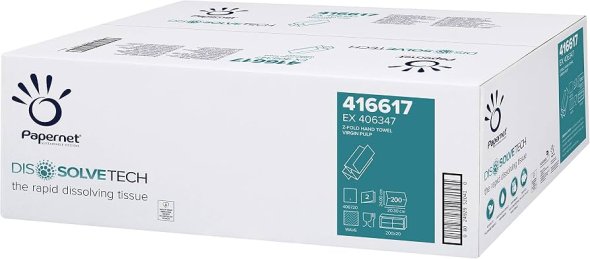 Papaernet Z-Fold  2-lag Zellstoff, 20x200 Bl., 20,3x24cm