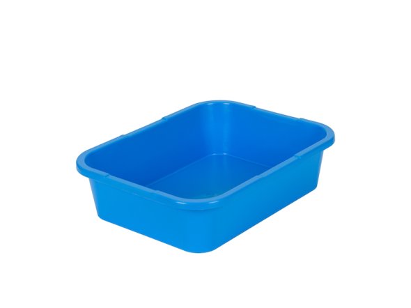 Bakke, bl�, plast 44x33x11 cm