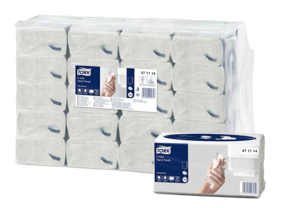 H�ndkl�deark, Tork Advanced, 2-lags, natur, 24 cm x 27,50 cm
