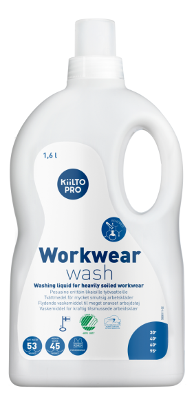 Kiilto Pro Workwear Wash 1.6 liter