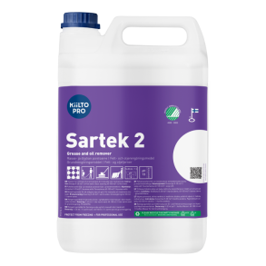 Kiilto Sartek 2,    5 Liter Grundreiniger mit Nordic Swan Ecolabel