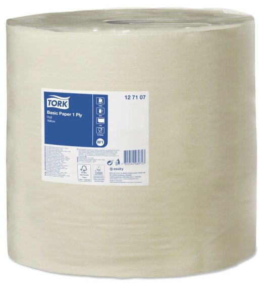 Tork Aft�rringspapir Basic 1 Lag 1 stk