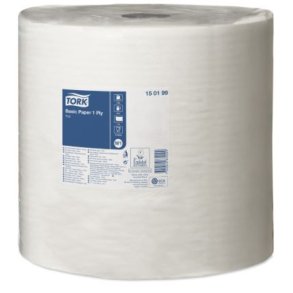 Tork Basic Papper 1-lag Hvid 32cm W1  #150199