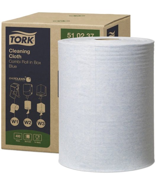 Tork Aft�rringsklud W1/2/3 #510237 400 ark