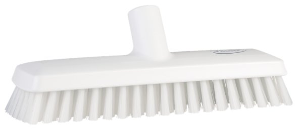 V�gvaskeb�rste m/vandgenneml�b 270 mm, Medium, Hvid