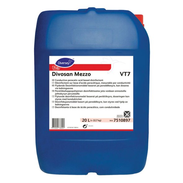 Divosan Mezzo VT7 20L - Flydende Desinfektionsmiddel