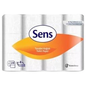 Toiletpapir SENS hvid 2 lags, 72 rl, 18 meter