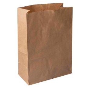 Klodsbundspose 320x170x450mm 25 ltr 80 gr Brun 200 stk