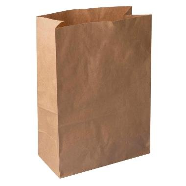Klodsbundspose 320x170x450mm 25 ltr 80 gr Brun 200 stk