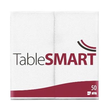 Serviet airlaid 40x40 cm 1/8 fold Hvid 600 stk