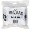 PoseLLDPE hvid BIN LINE 47x84 cm 30L 3x15stk