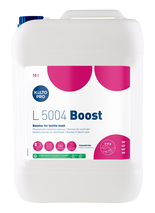 Kiilto Pro L 5004 Boost 10 l - Tøjvask - CleanStep.dk
