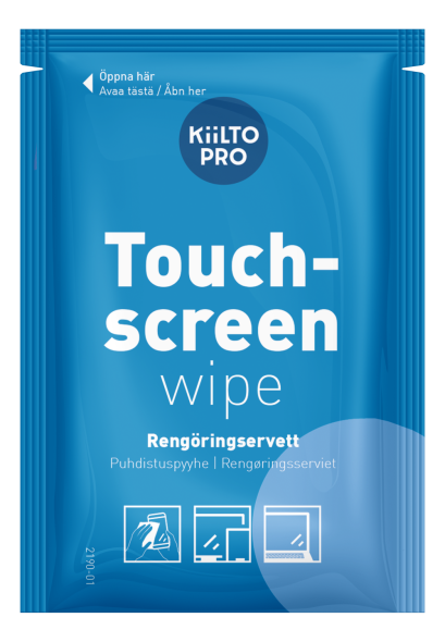 Kiilto Pro Touchscreen Wipes 95 Stk./Pack