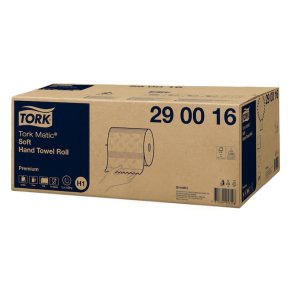 Tork 290016 Handtuchrollen Premium, Soft H1-matic, 6 Rollen