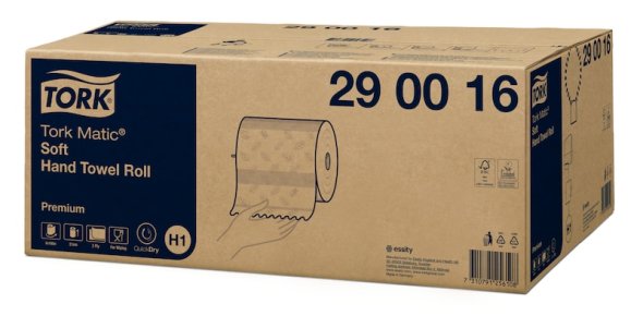 Tork 290016 Handtuchrollen Premium, Soft H1-matic, 6 Rollen